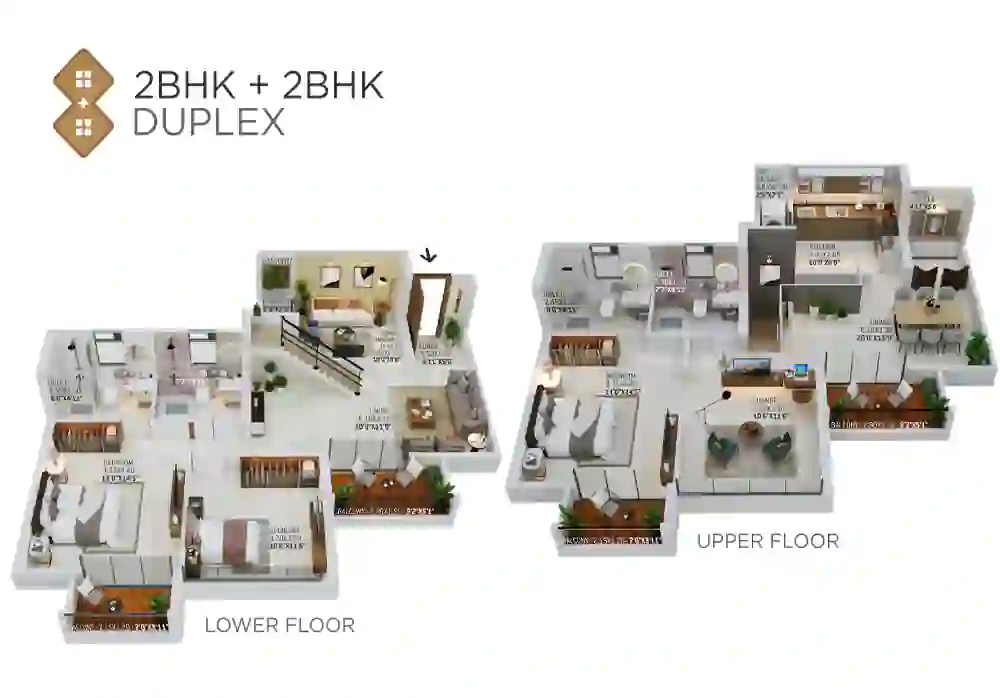2 BHK Duplex